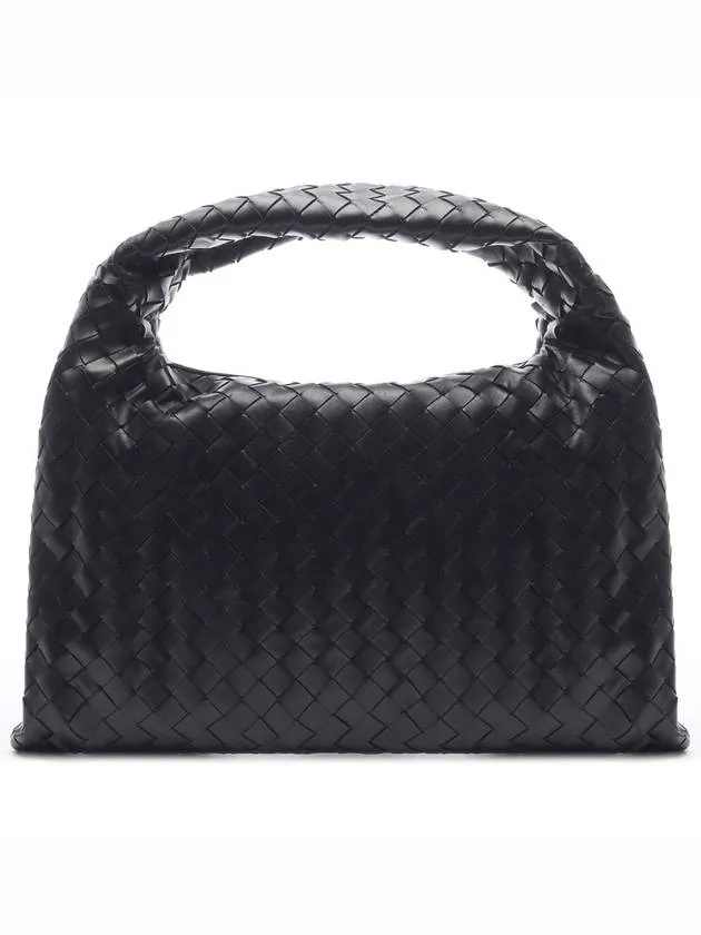 Bottega Veneta Intrecciato Hop Small Tote Bag Black