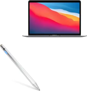 BoxWave Stylus Pen Compatible with Apple MacBook Air (13-inch M1 2020) - AccuPoint Active Stylus, Electronic Stylus with Ultra Fine Tip - Metallic Silver
