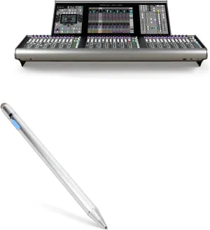 BoxWave Stylus Pen Compatible with Solid State Logic L650 - AccuPoint Active Stylus, Electronic Stylus with Ultra Fine Tip - Metallic Silver