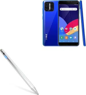 BoxWave Stylus Pen Compatible with Xgody X13 - AccuPoint Active Stylus, Electronic Stylus with Ultra Fine Tip - Metallic Silver