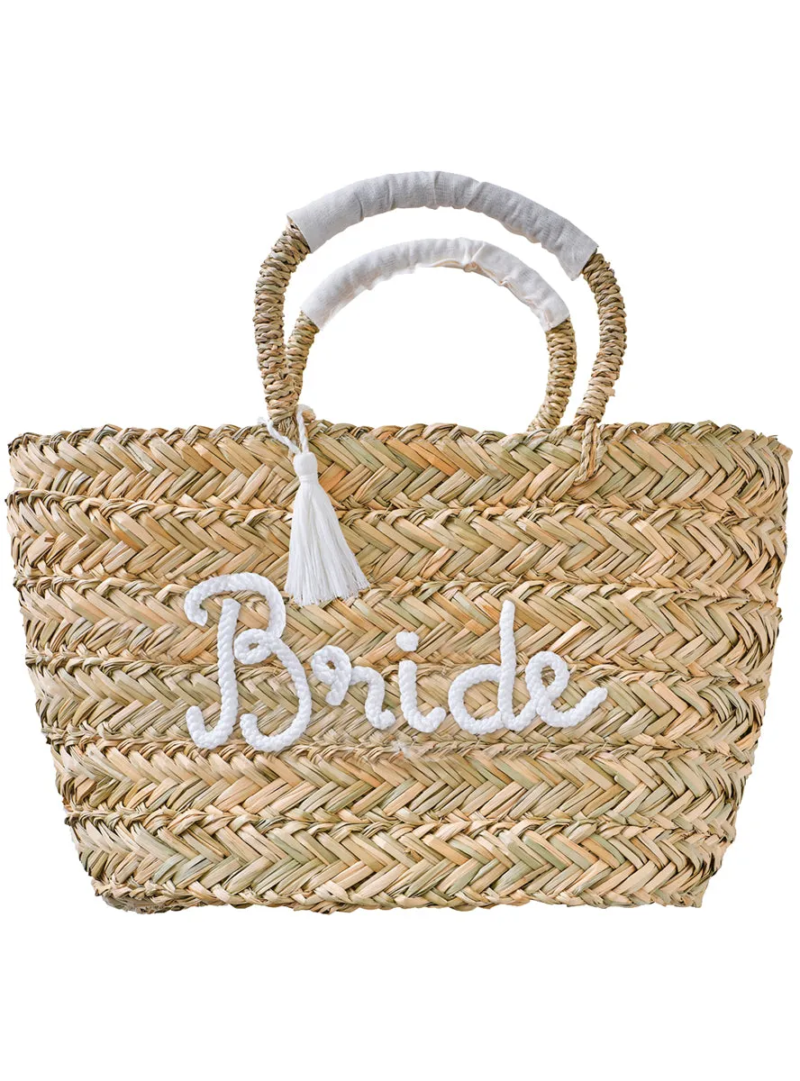 Bride Deluxe Hens Party 42cm Tall Rattan Bag