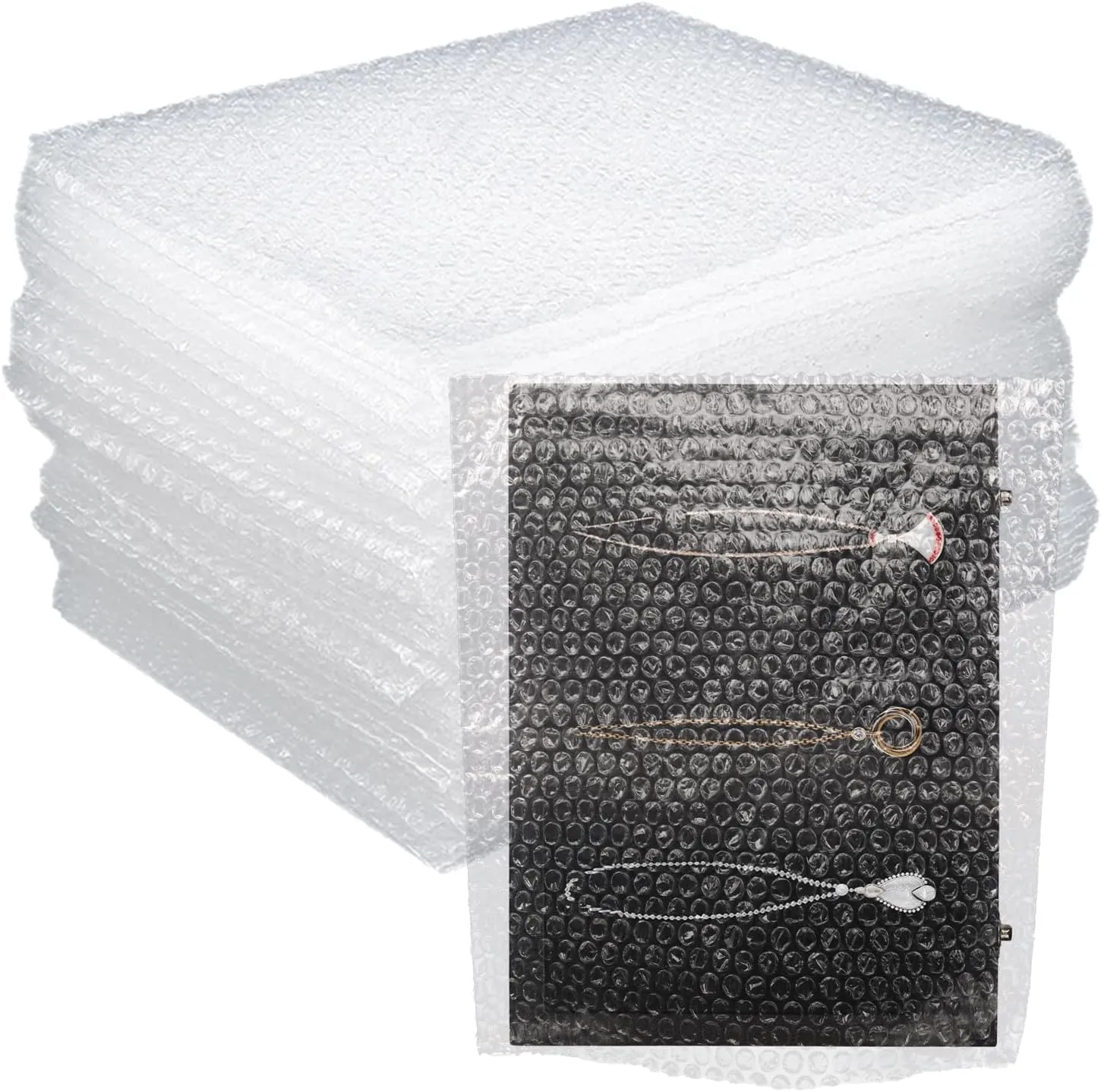 Bubble Out Bags,50pcs Clear Bubble Pouches, Double Walled Cushioning Wrap for Shipping, Moving, Storage & Packing Supplies, Protective Packaging Materials, Bubble Wrap (12 x 14 Inches)