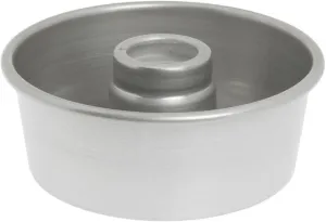 Bundy Chicago Metallic Aluminum Angel Food Cake Pan with AMERICOAT® Glaze - 7 1/2"Dia x 3 1/16"D
