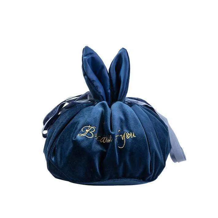 Bunny Drawstring Makeup Bags