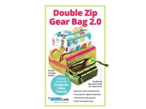 By Annie Double Zip Gear Bag 2.0 Pattern