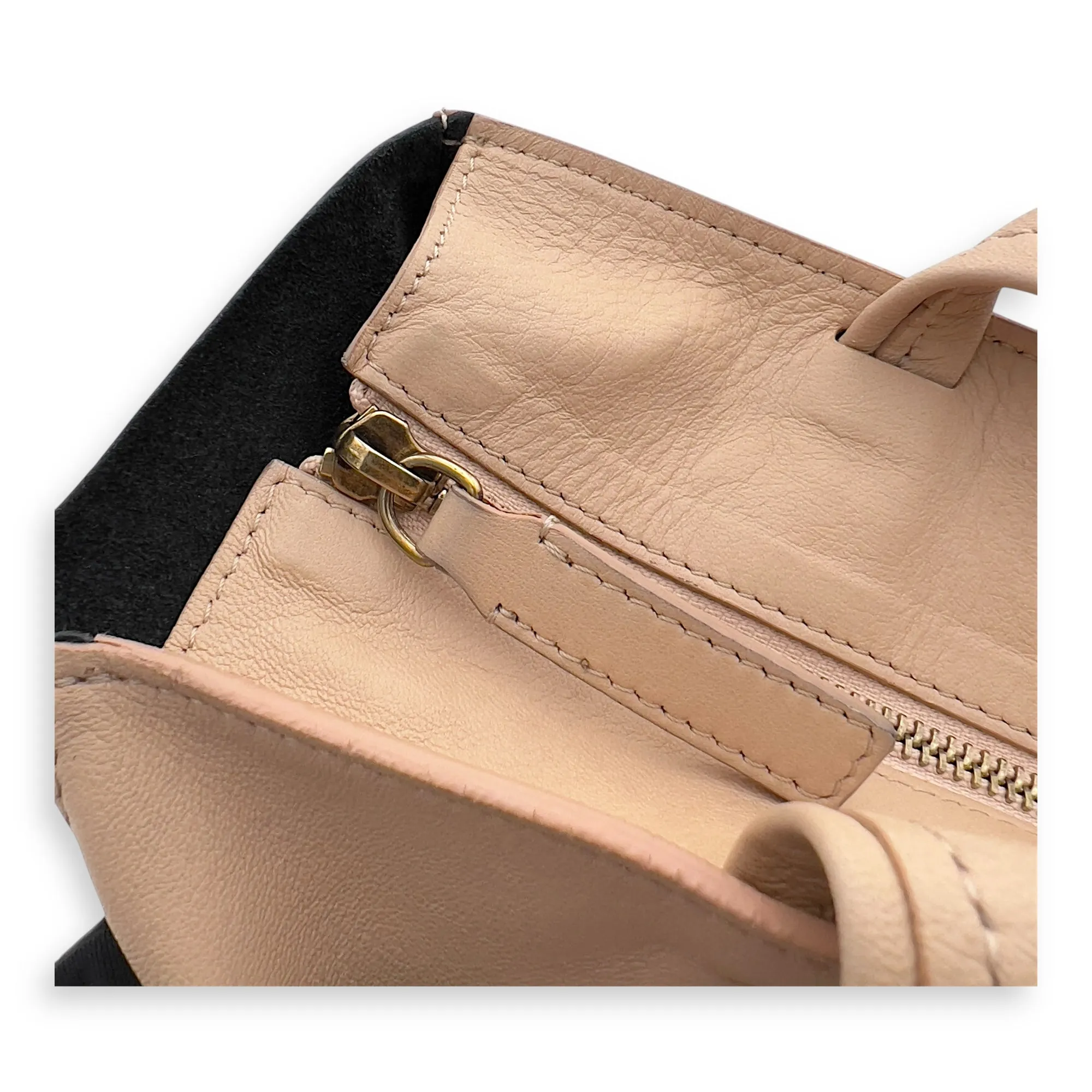 Cabas Tote Bag Beige in Calfskin