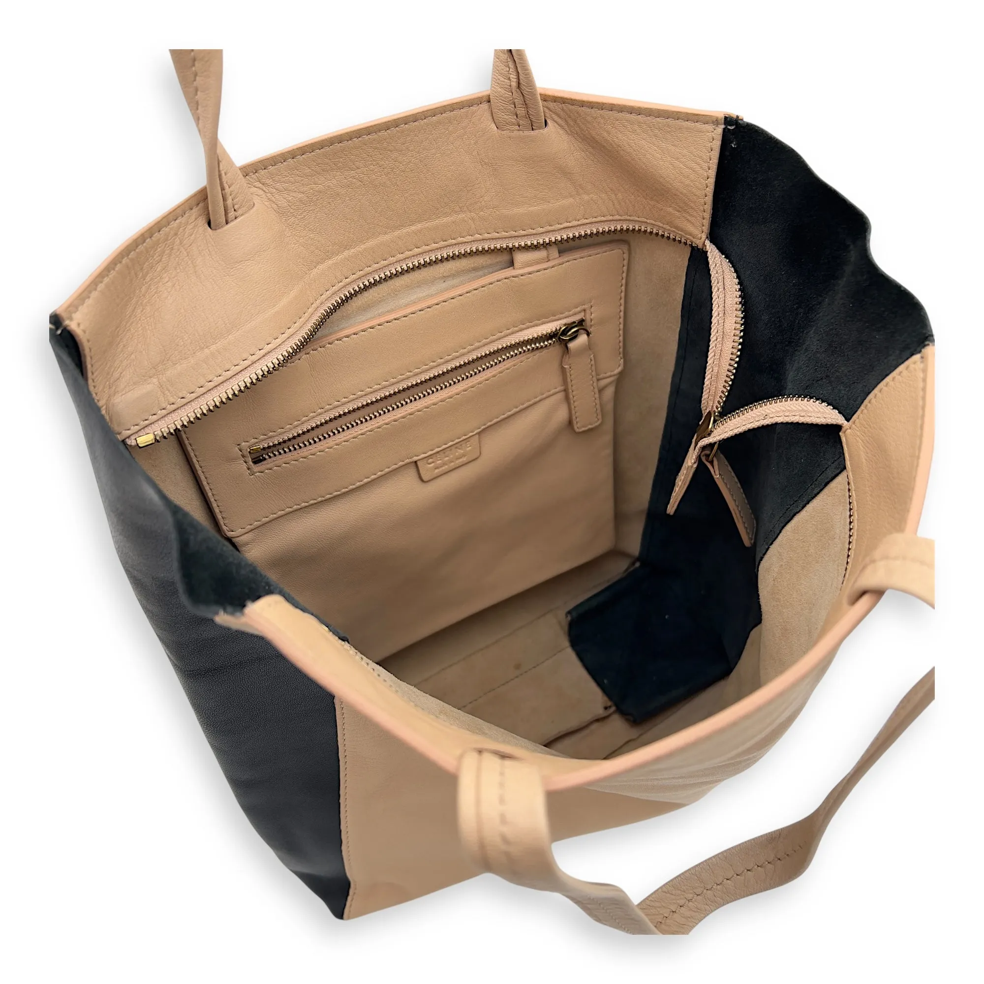 Cabas Tote Bag Beige in Calfskin