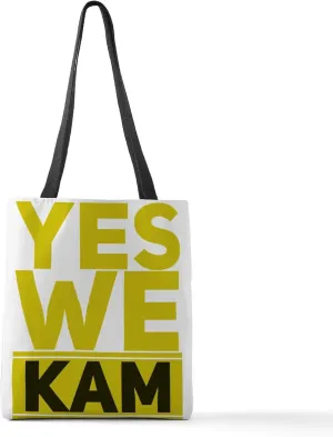 CafePress Yes We Kam Polyester Tote Bag 16"x16"