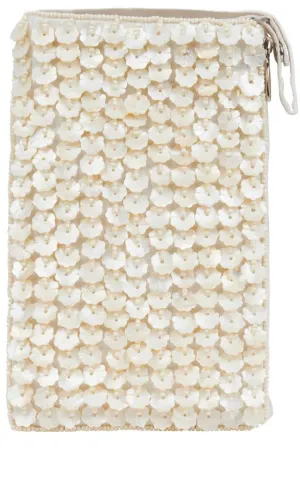 Capiz Flower Crossbody Bag