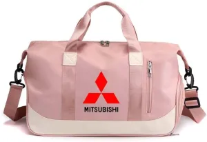 Car Travel Duffel Bag for Mitsubishi ASX Colt Eclipse, Travel Duffle Bag Weekender Bags Travel Bag Weekender Overnight Bag Sports Gym Tote Bag Travel Carry on Bag Accessories,Pink-A