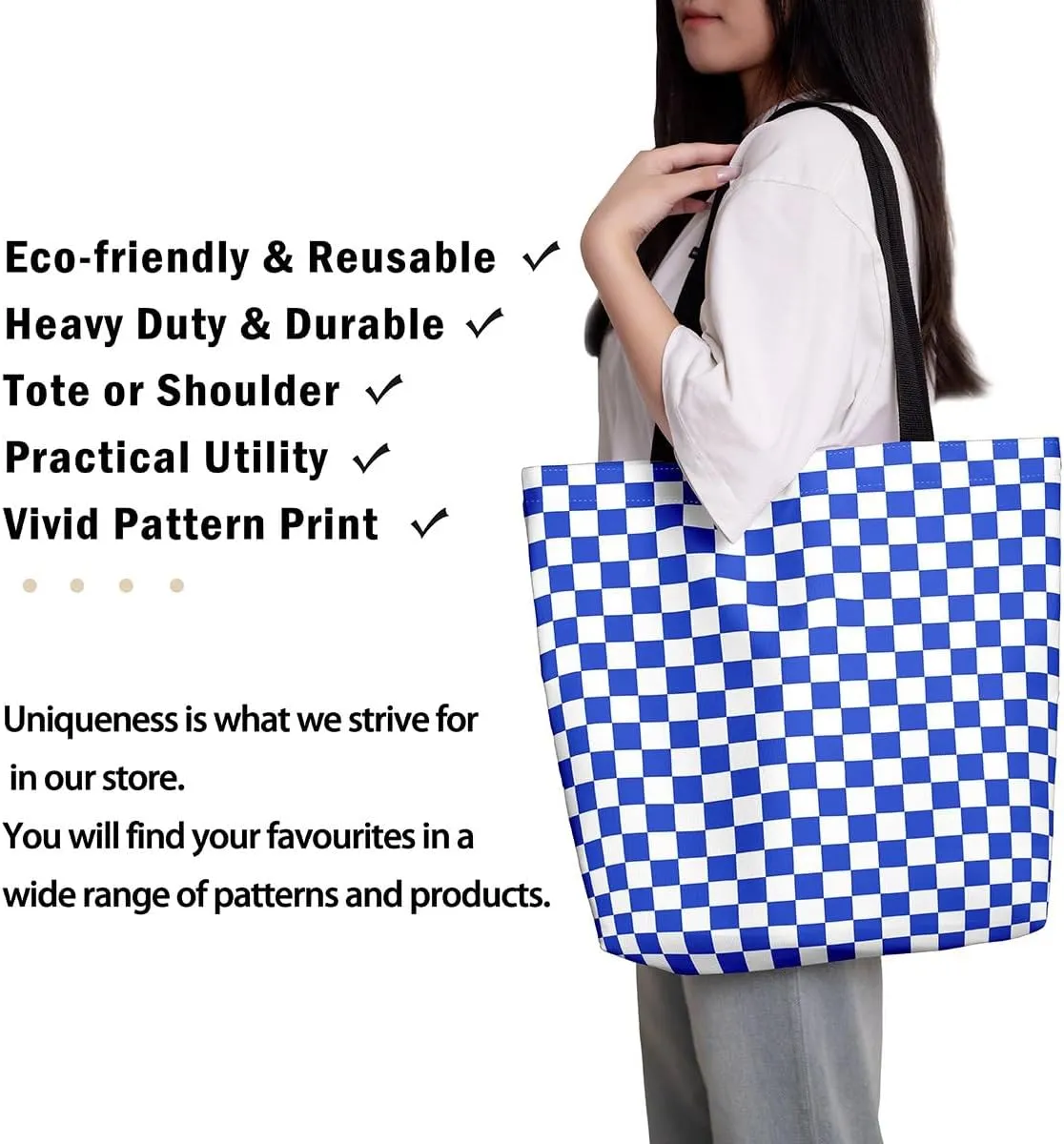 Castle Fairy Leopard Print Bow Canvas Tote Bag,Geometric Grid Shoulder Handbags for Shopping,Valentine's Day Tote Bag Handbag