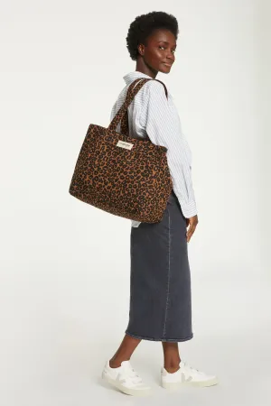 Celestins the 24-hour bag - Recycled cotton Leopard