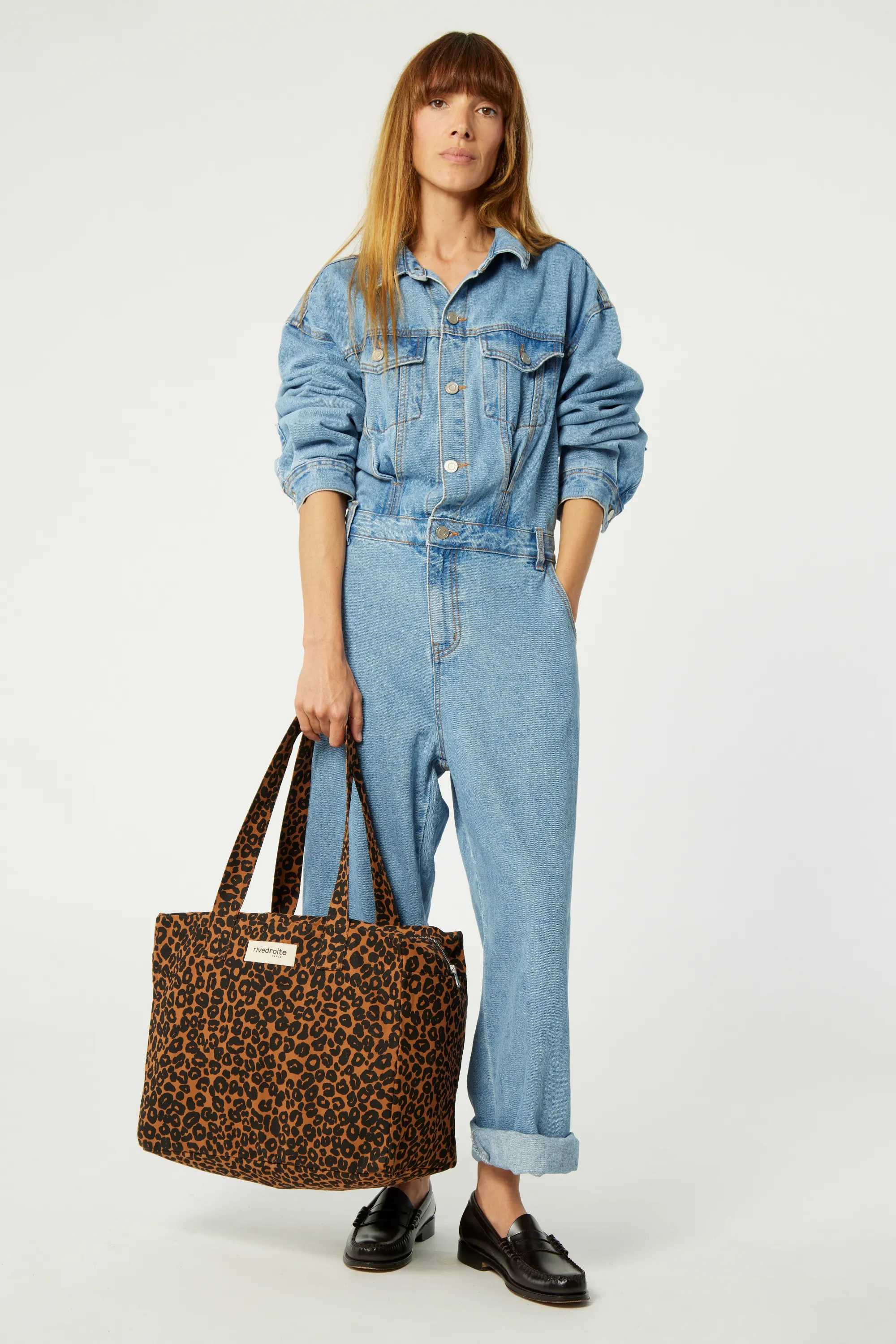 Celestins the 24-hour bag - Recycled cotton Leopard
