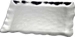 Certified International Silver Coast Rectangular Platter 16" x 10", Multicolor