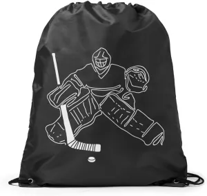 ChalkTalkSPORTS Hockey Sport Pack Cinch Sack | Hockey Goalie Sketch