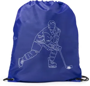 ChalkTalkSPORTS Hockey Sport Pack Cinch Sack | Hockey Player Sketch