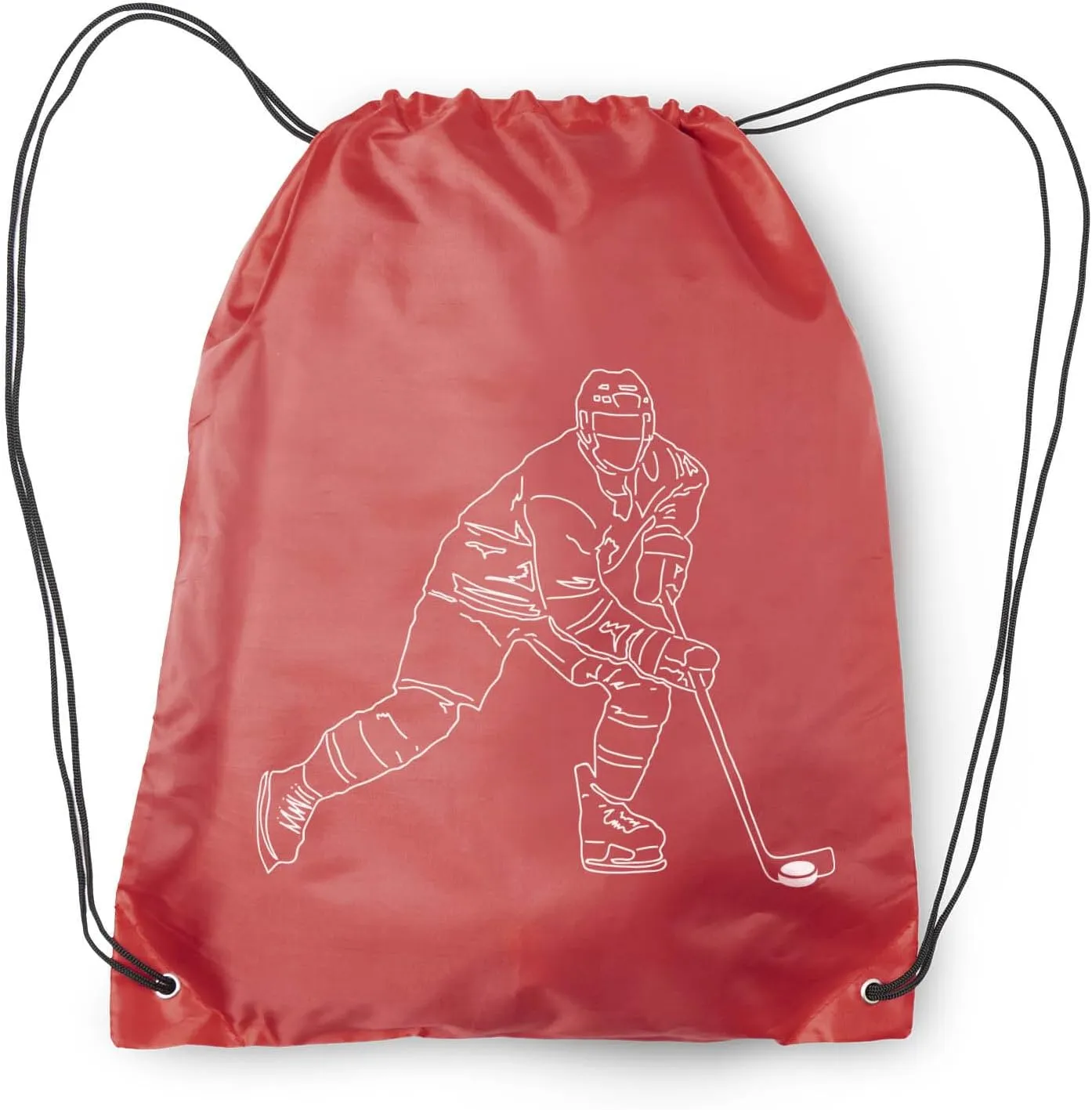 ChalkTalkSPORTS Hockey Sport Pack Cinch Sack | Hockey Player Sketch