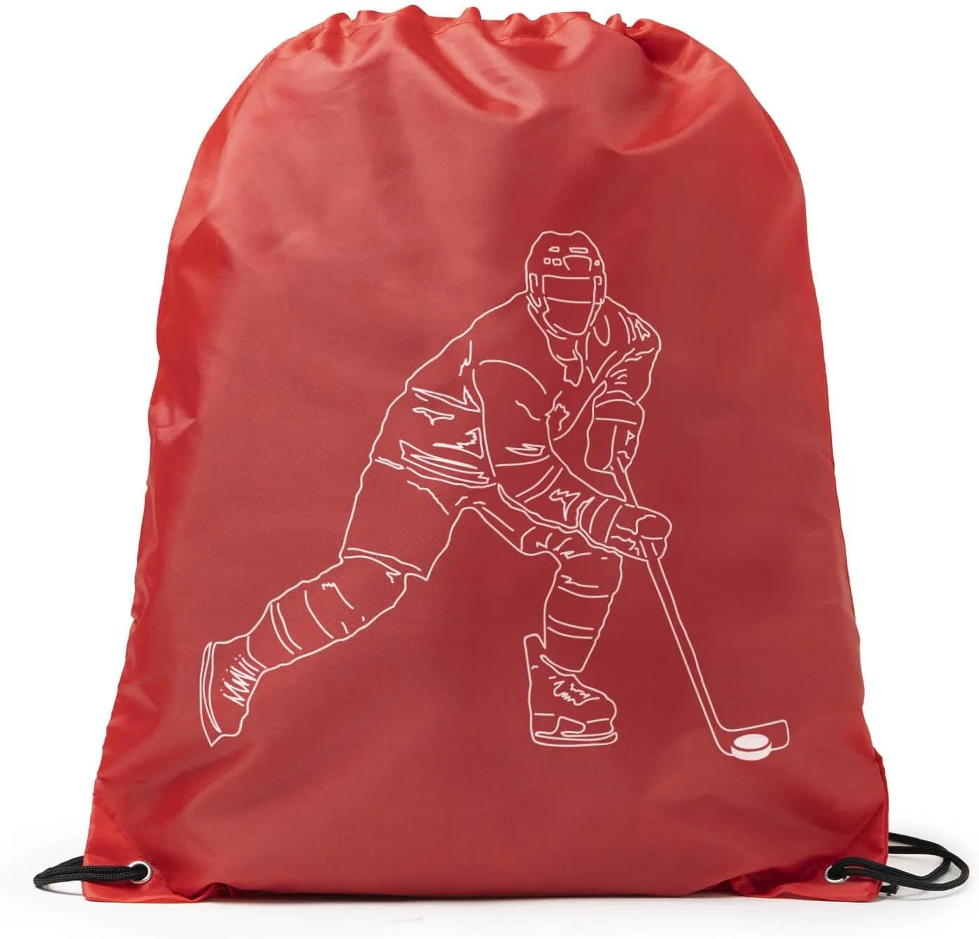 ChalkTalkSPORTS Hockey Sport Pack Cinch Sack | Hockey Player Sketch