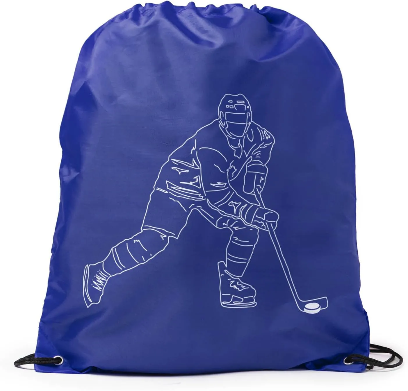 ChalkTalkSPORTS Hockey Sport Pack Cinch Sack | Hockey Player Sketch