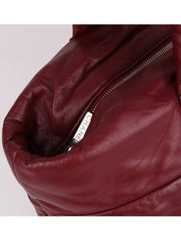 Chanel cocoon leather large Tested Premium shoulder Burgundy bag