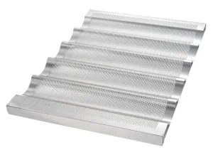 Chicago Metallic 45505 Baguette/French Bread Pan,5 Moulds