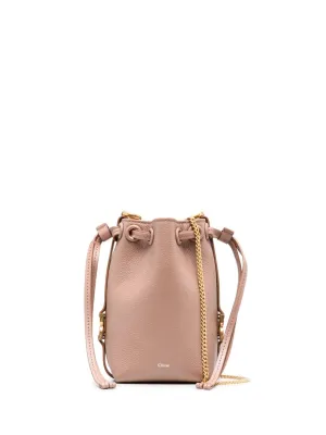 Chloè Marcie Small Leather Bucket Bag