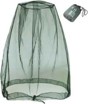 Cinvo Head Net Hat Bug Net Face Netting for Bugs No See Ums Insects Gnats Biting Midges from Outdoor Activities, Spacious Net Room Works Over Most Hats Comes with Free Stock Pouches- Olive