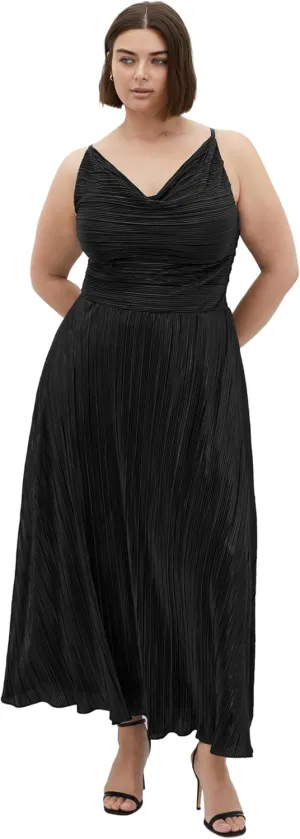 City Chic Women's Plus Size Dress-Kamila Cowl Neck