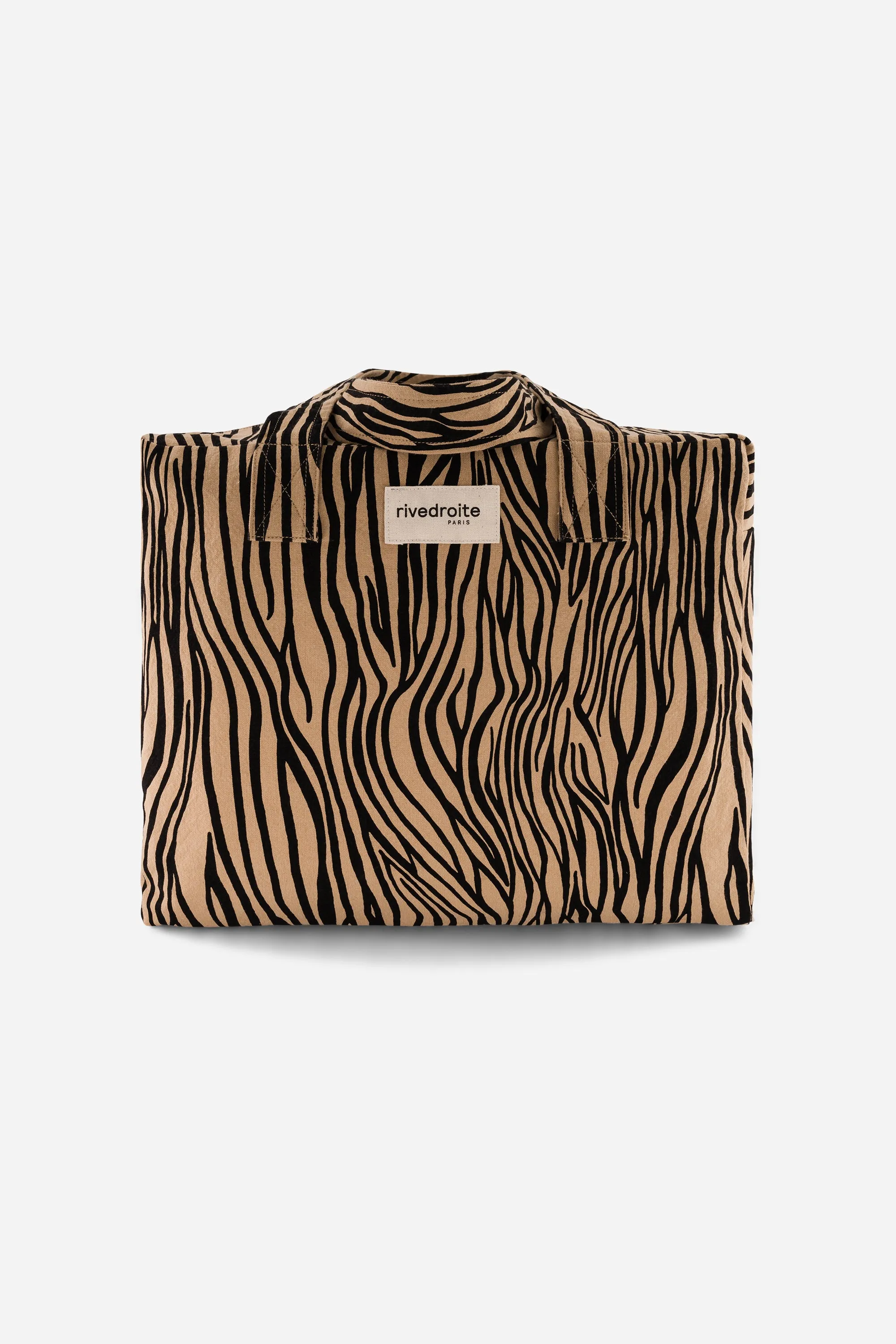 Célestins the 24-hour bag - Recycled cotton Zebra