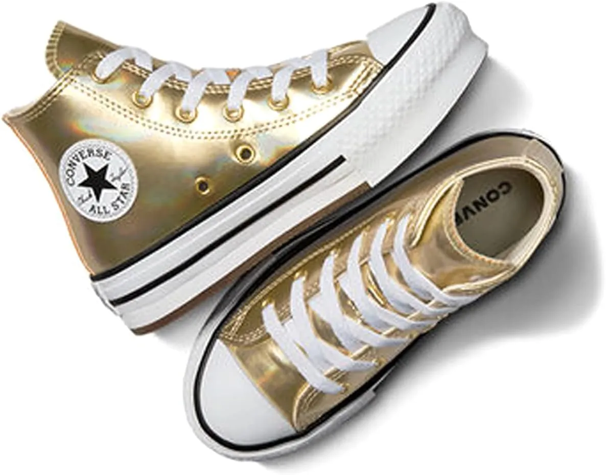 Converse Girl's Chuck Taylor All Star Eva Lift Platform Metallic (Little Kid)