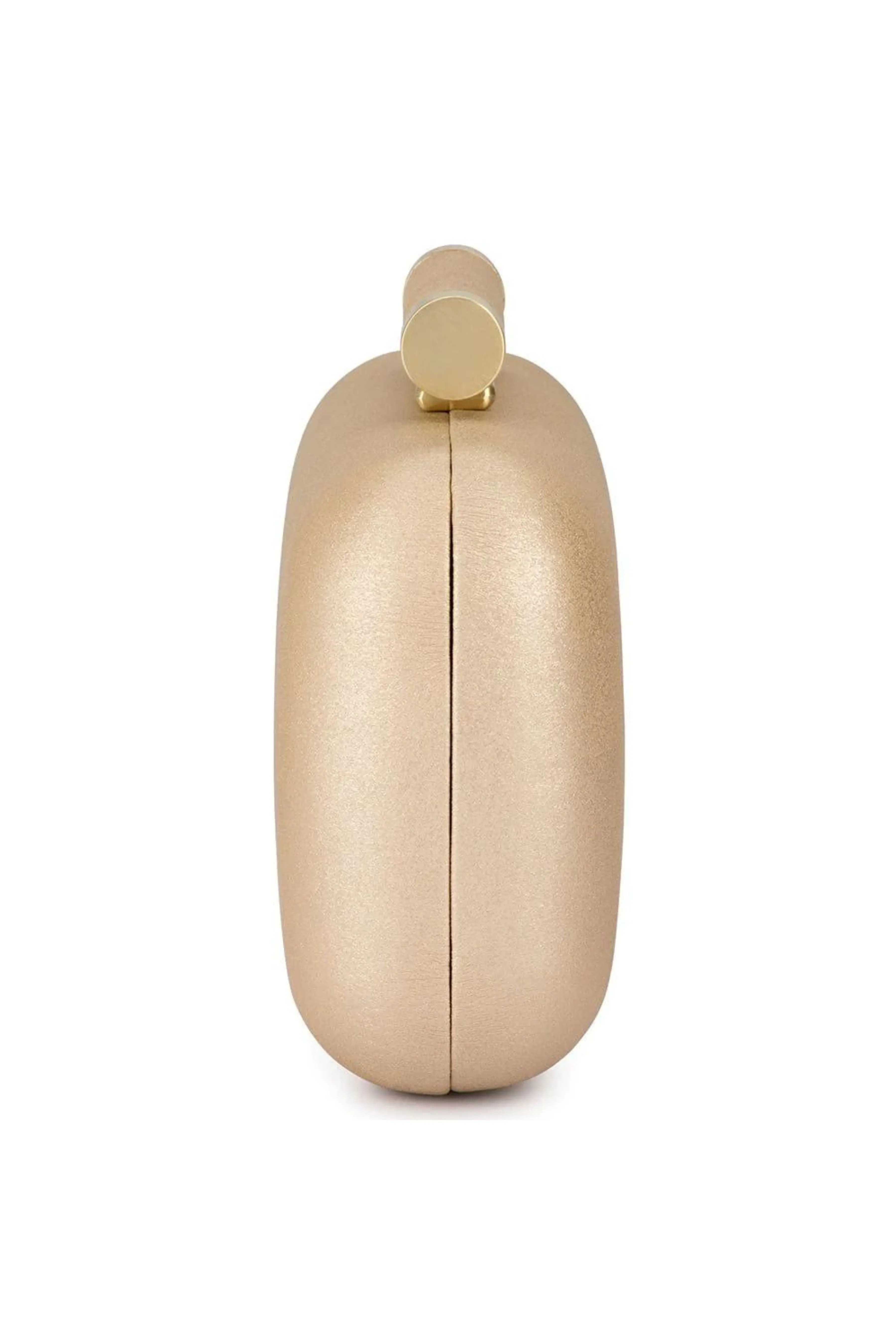 Cooper Metallic Clutch - Champagne Gold