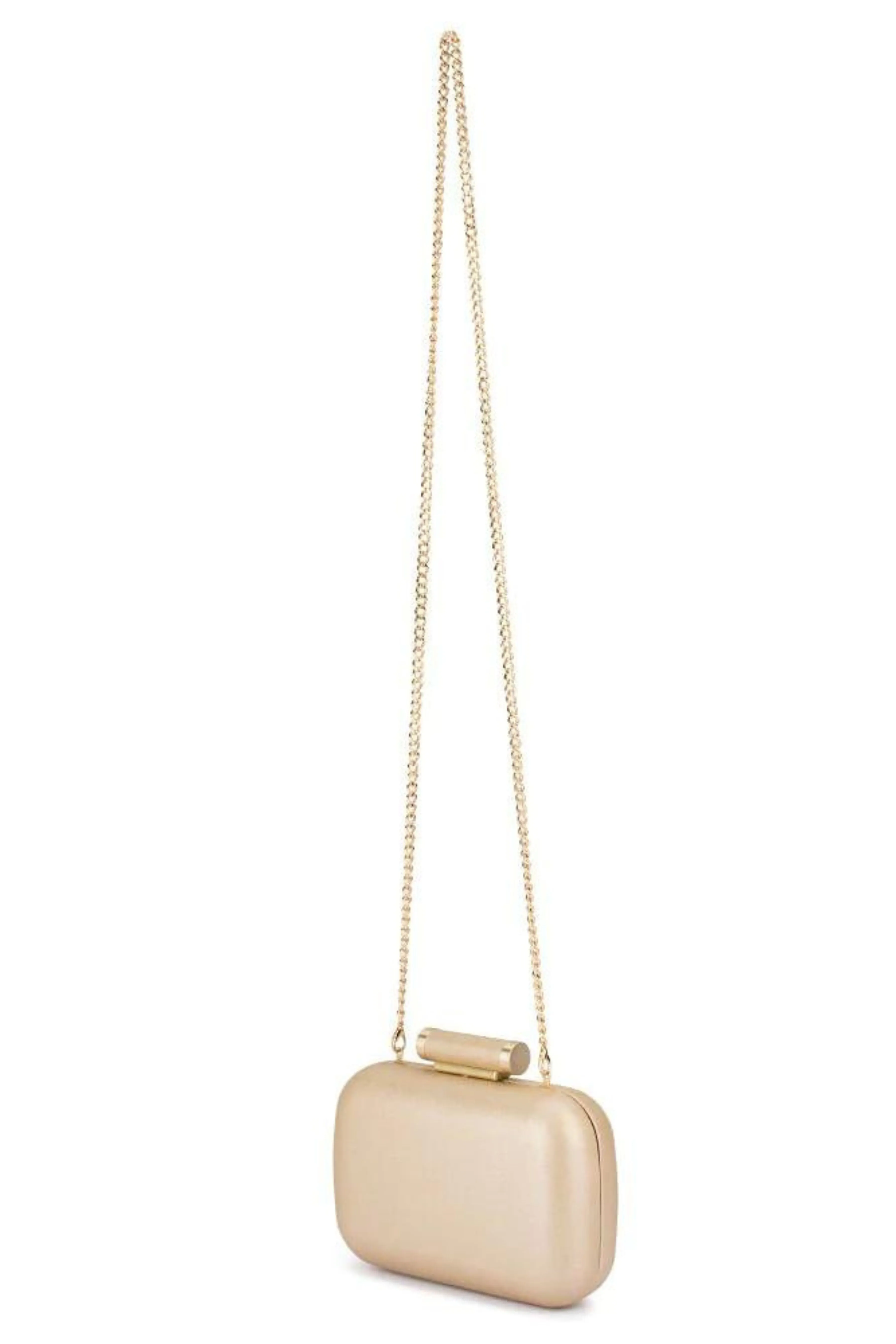 Cooper Metallic Clutch - Champagne Gold