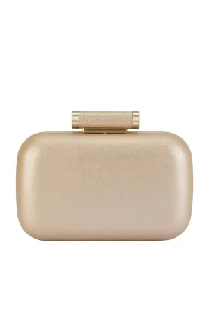 Cooper Metallic Clutch - Champagne Gold