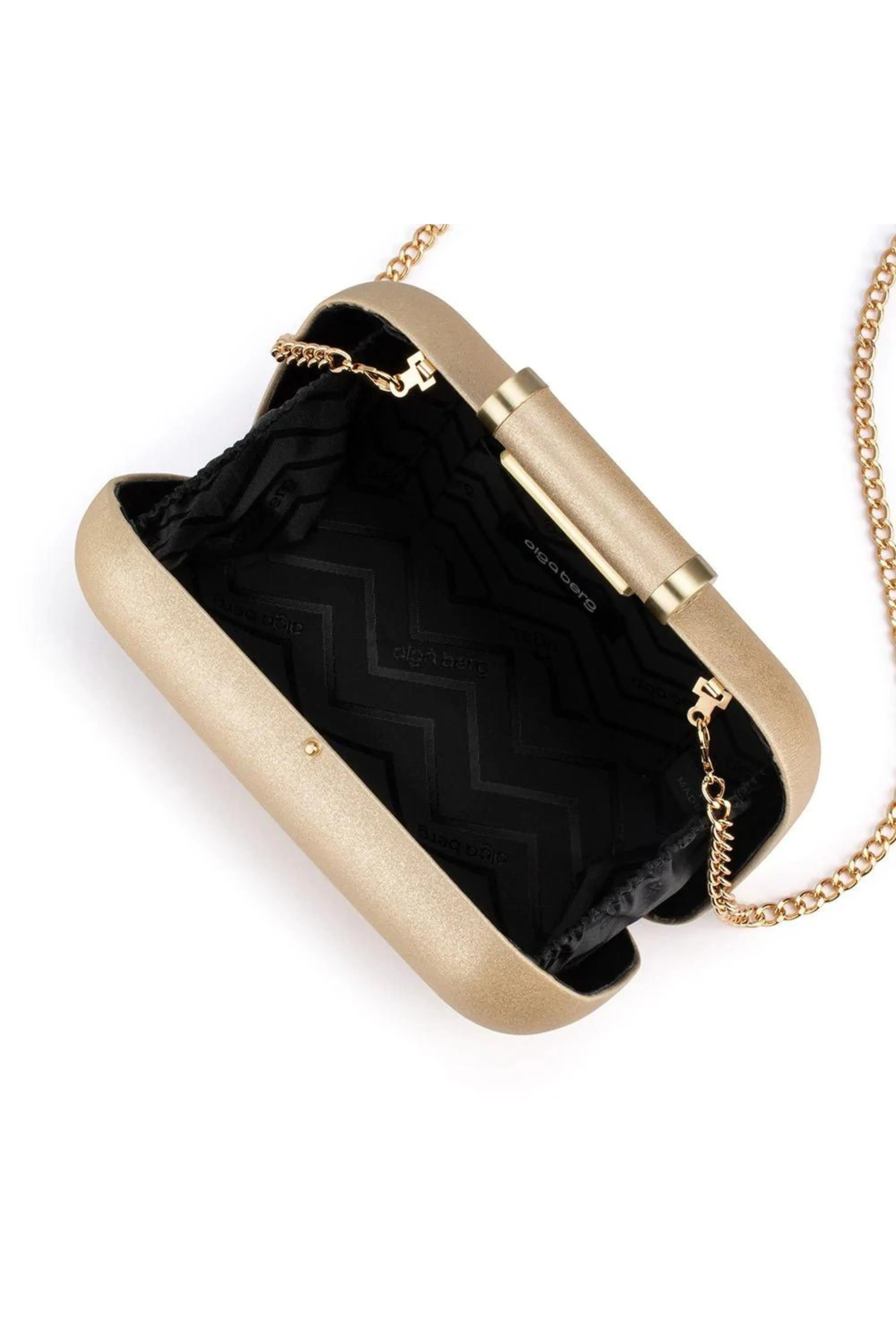 Cooper Metallic Clutch - Champagne Gold