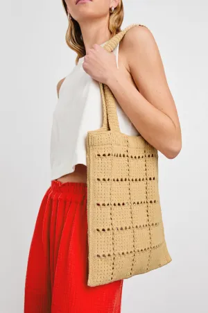 CROCHET TOTE - RATTAN