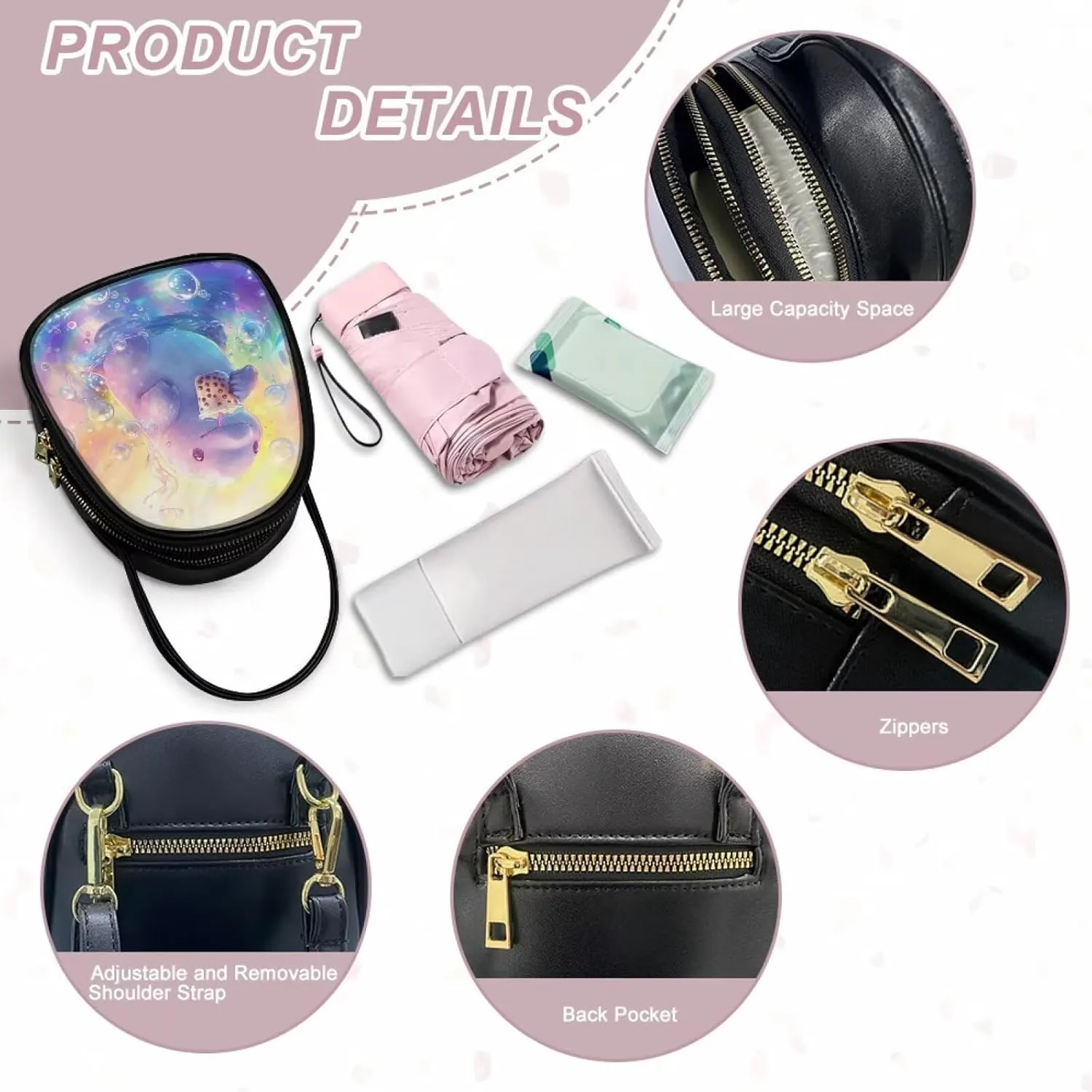 Crossbody Bags for Women Travel Mini Leather Phone Bag Long Strap Shoulder Purse