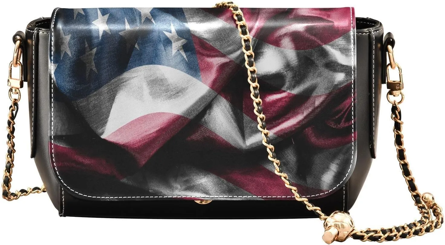 Crossbody Bags for Women Trendy Women's Black Shoulder Bag Small PU Leather Flap Cross Body Bag Handbags