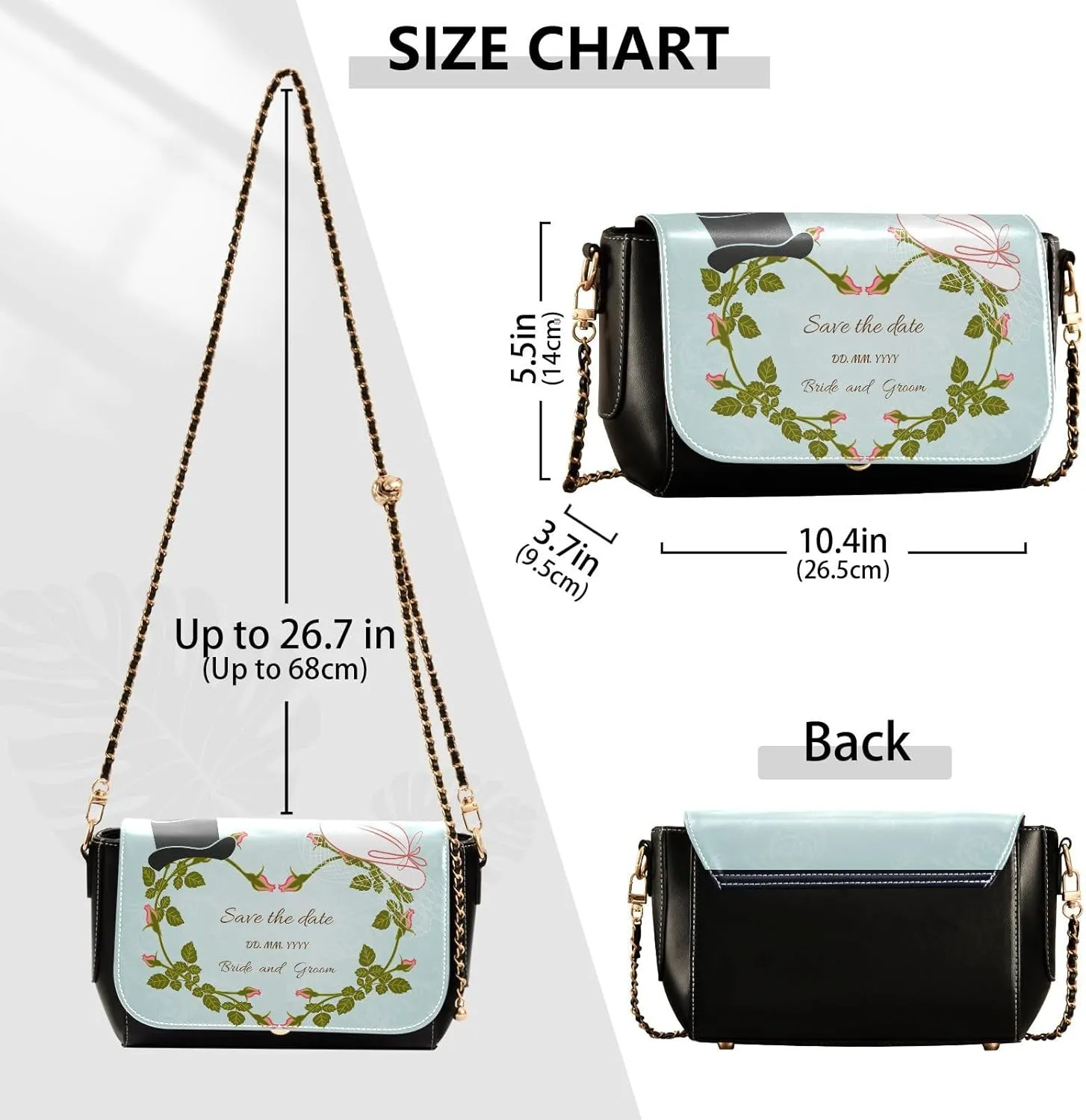 Crossbody Bags for Women Trendy Women's Black Shoulder Bag Small PU Leather Flap Cross Body Bag Handbags