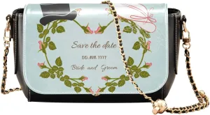 Crossbody Bags for Women Trendy Women's Black Shoulder Bag Small PU Leather Flap Cross Body Bag Handbags