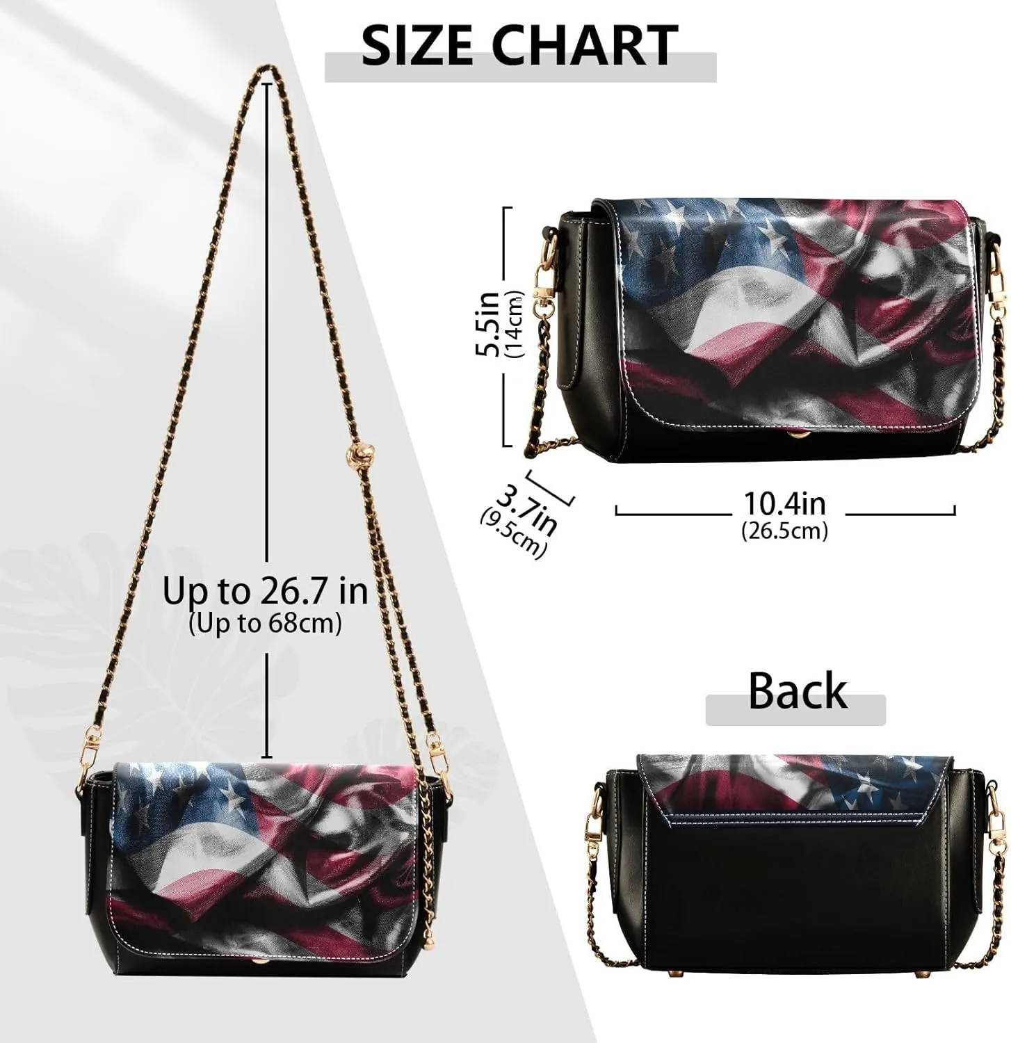 Crossbody Bags for Women Trendy Women's Black Shoulder Bag Small PU Leather Flap Cross Body Bag Handbags