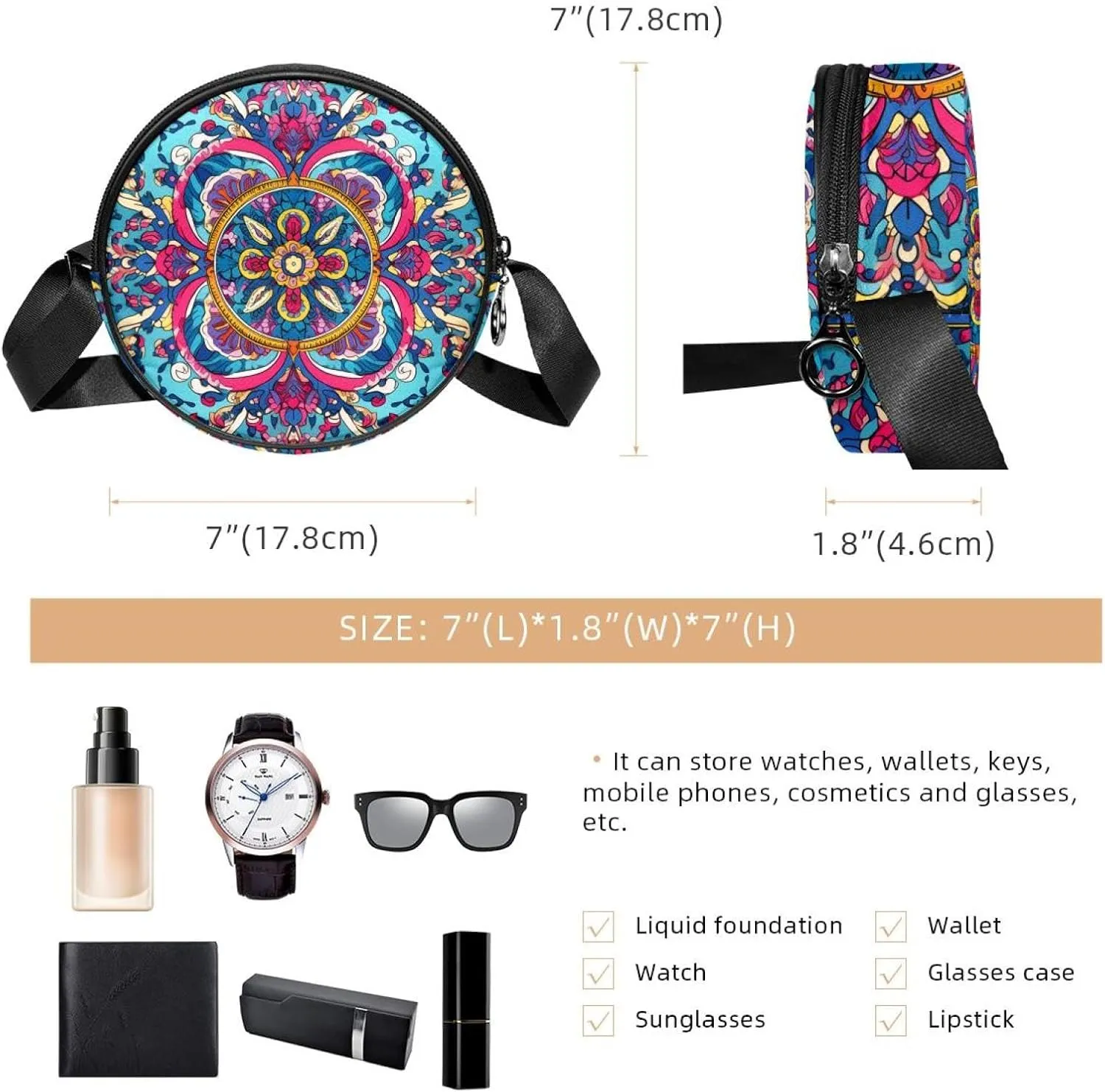Crossbody Bags for Women,Crossbody Bag Men,Small Sling Bag,Crossbody Purse