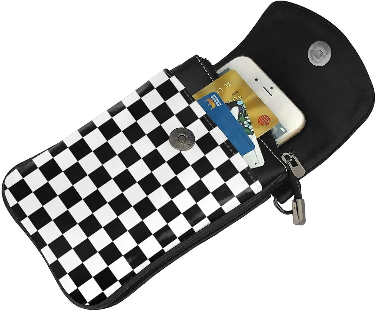 Crossbody Cell Phone Picnic Multipurpose Purse Passport Clutch Bag