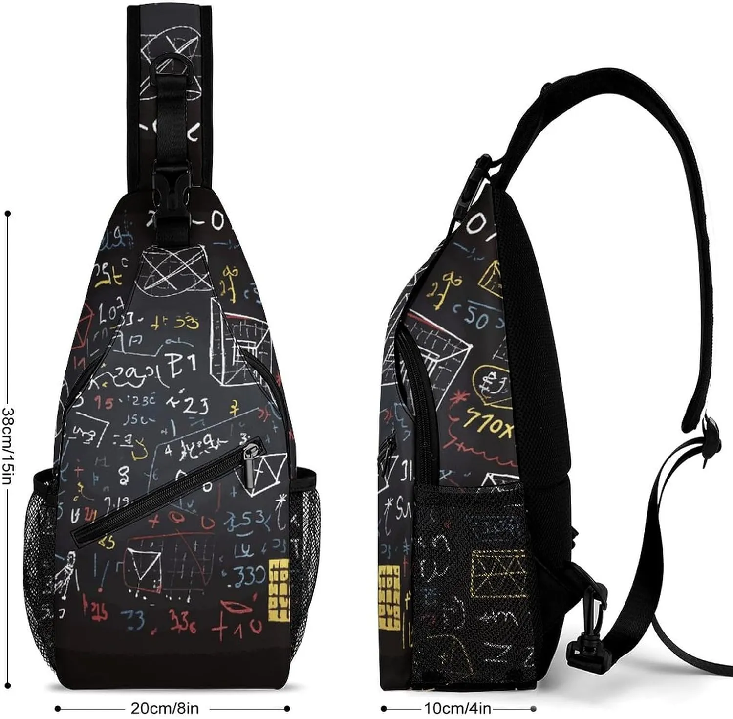Crossbody Sling Bag Beagle Patterns Backpack Sling Bag Travel Hiking Chest Bag Shoulder Bag Daypack