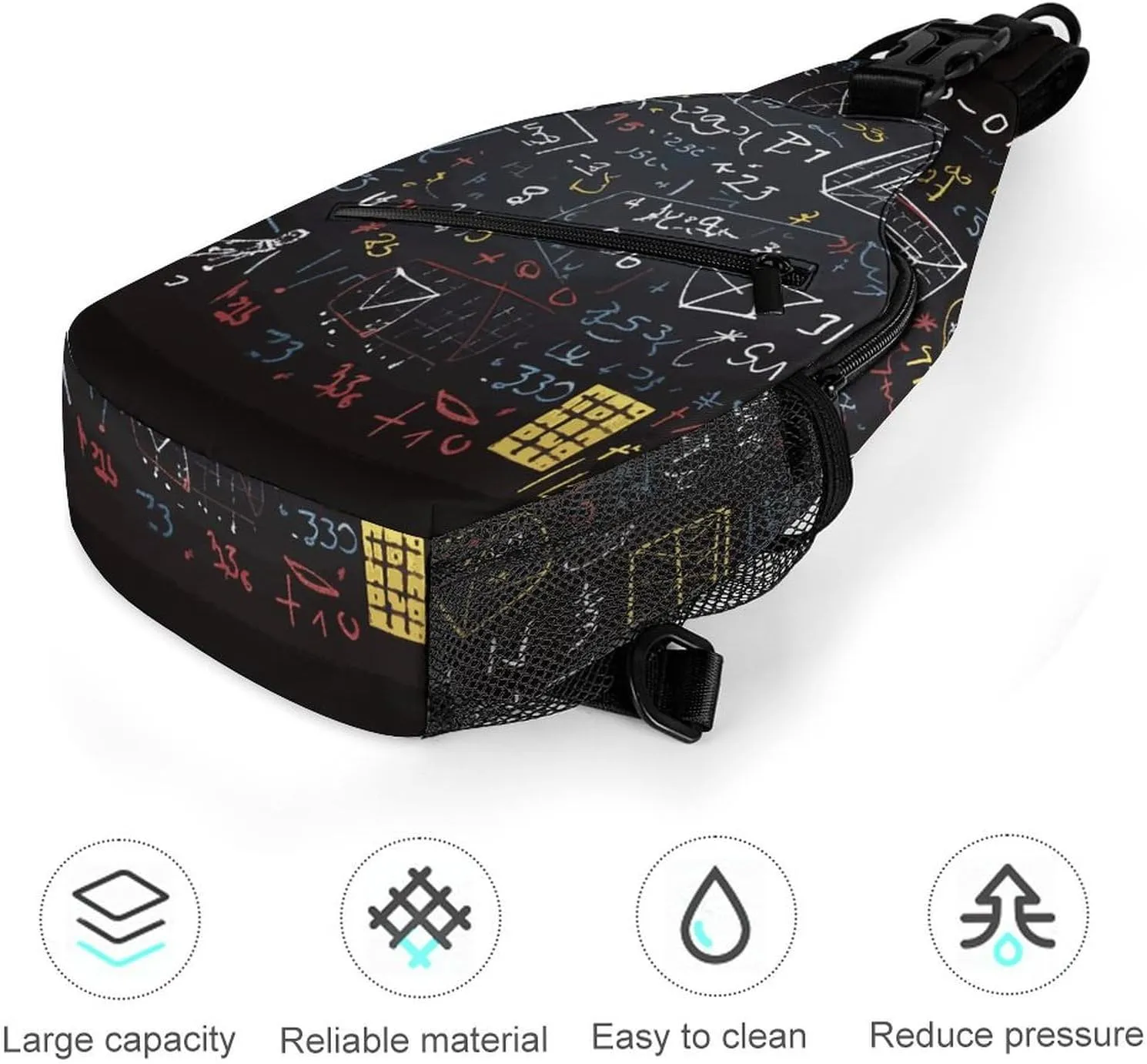 Crossbody Sling Bag Beagle Patterns Backpack Sling Bag Travel Hiking Chest Bag Shoulder Bag Daypack