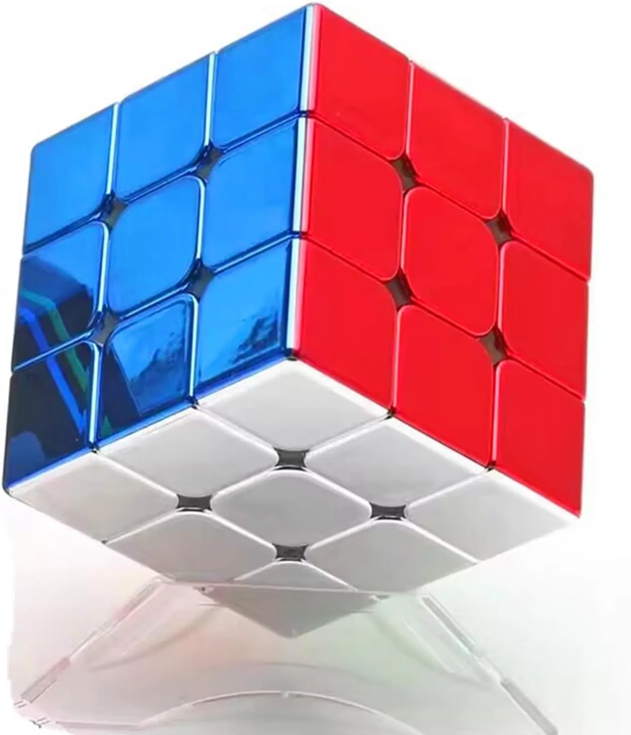 cuberspeed ShengShou Legend 3x3 Magnetic Shiny Speed Cube 3x3x3 M Metallic Mirror Reflective Stickerless Magnetic Speed Cube