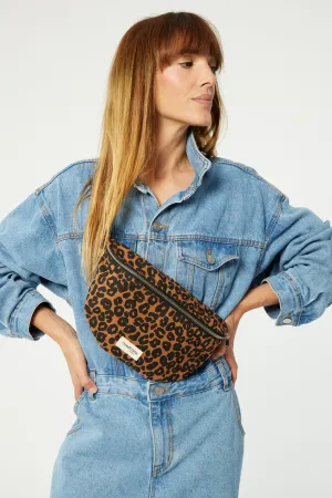 Custine the waist bag - Recycled cotton Leopard