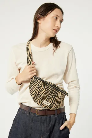 Custine the waist bag - Recycled cotton Zebra