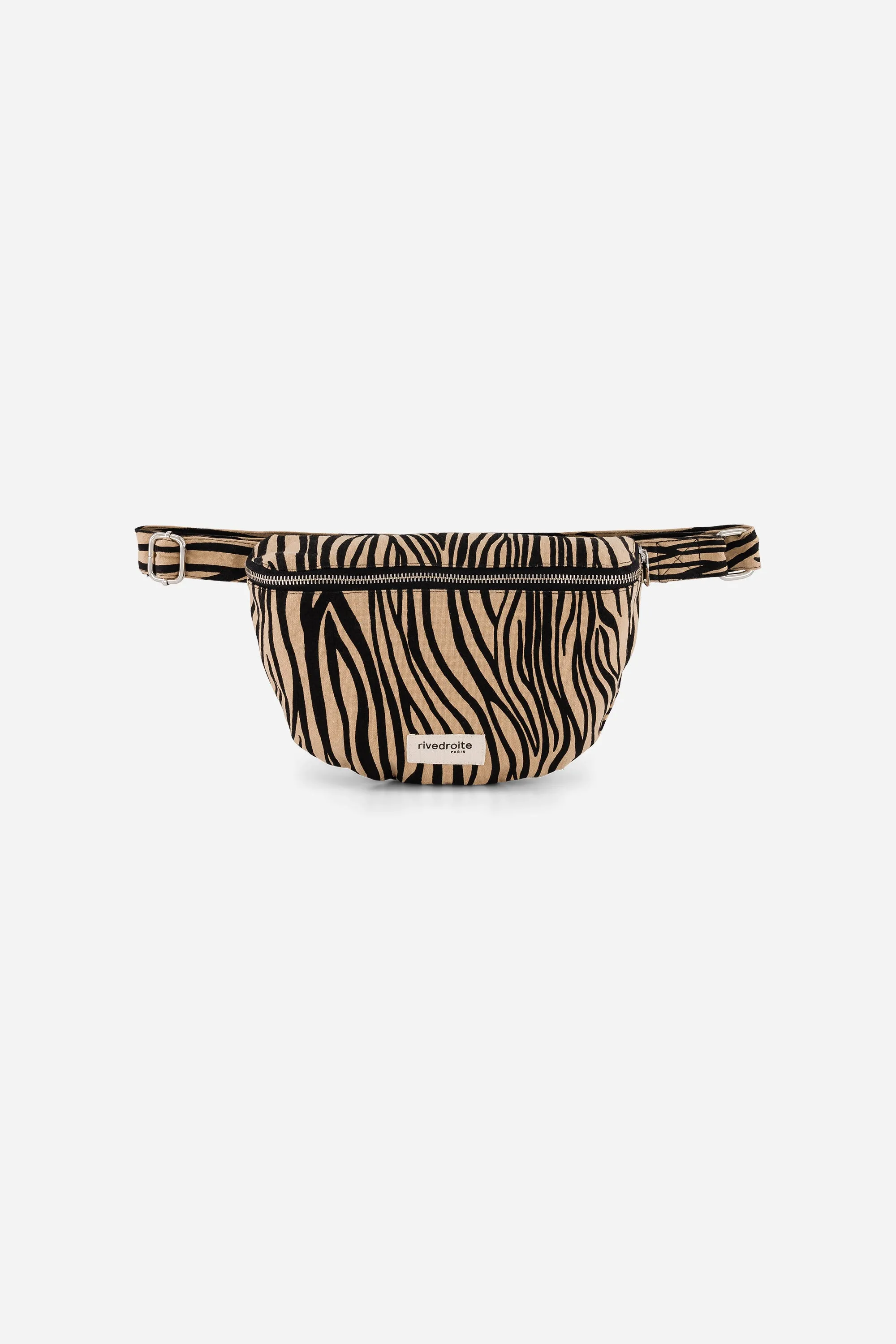 Custine the waist bag - Recycled cotton Zebra