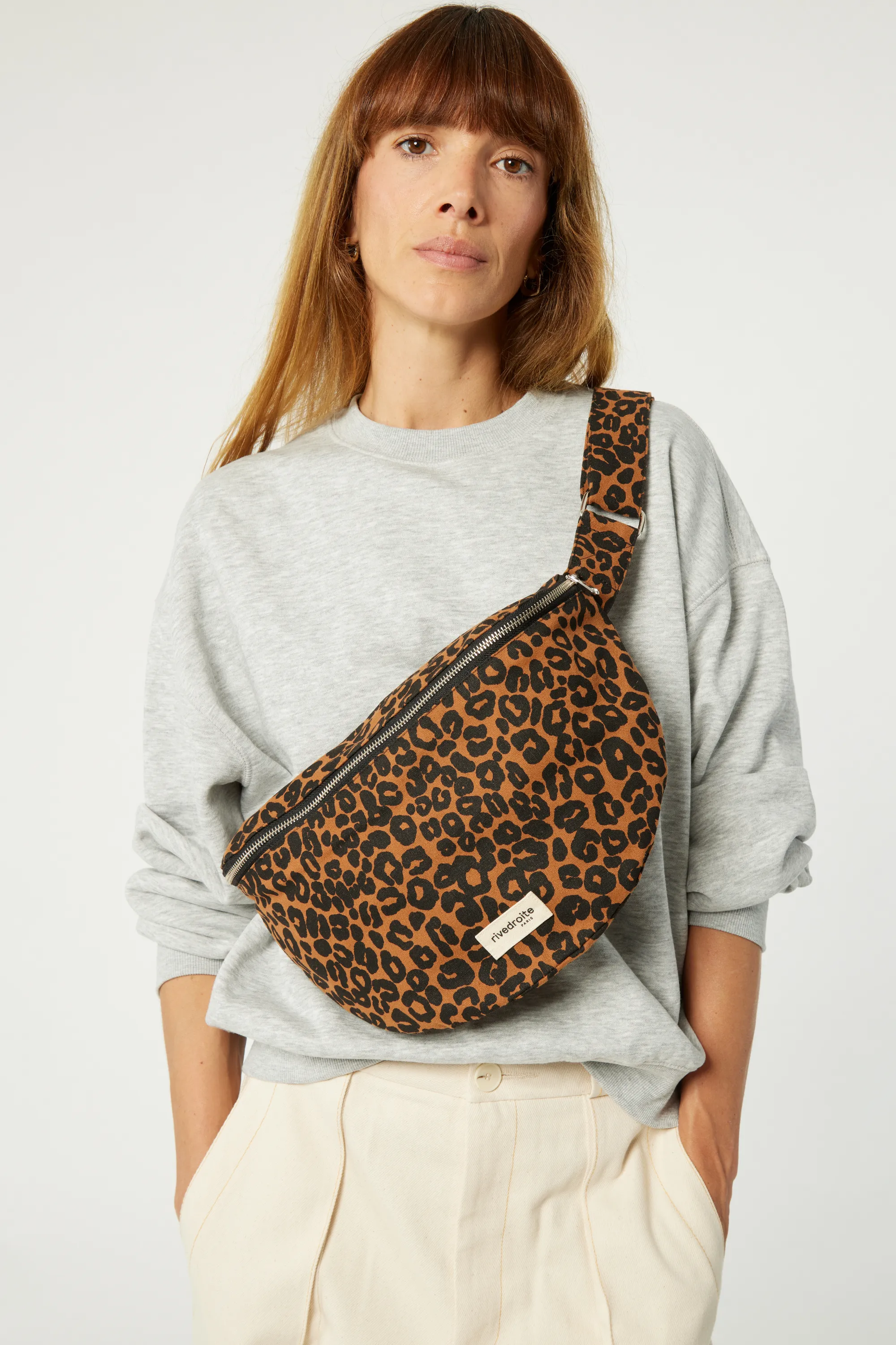 Custine XL the waist bag - Recycled cotton Leopard