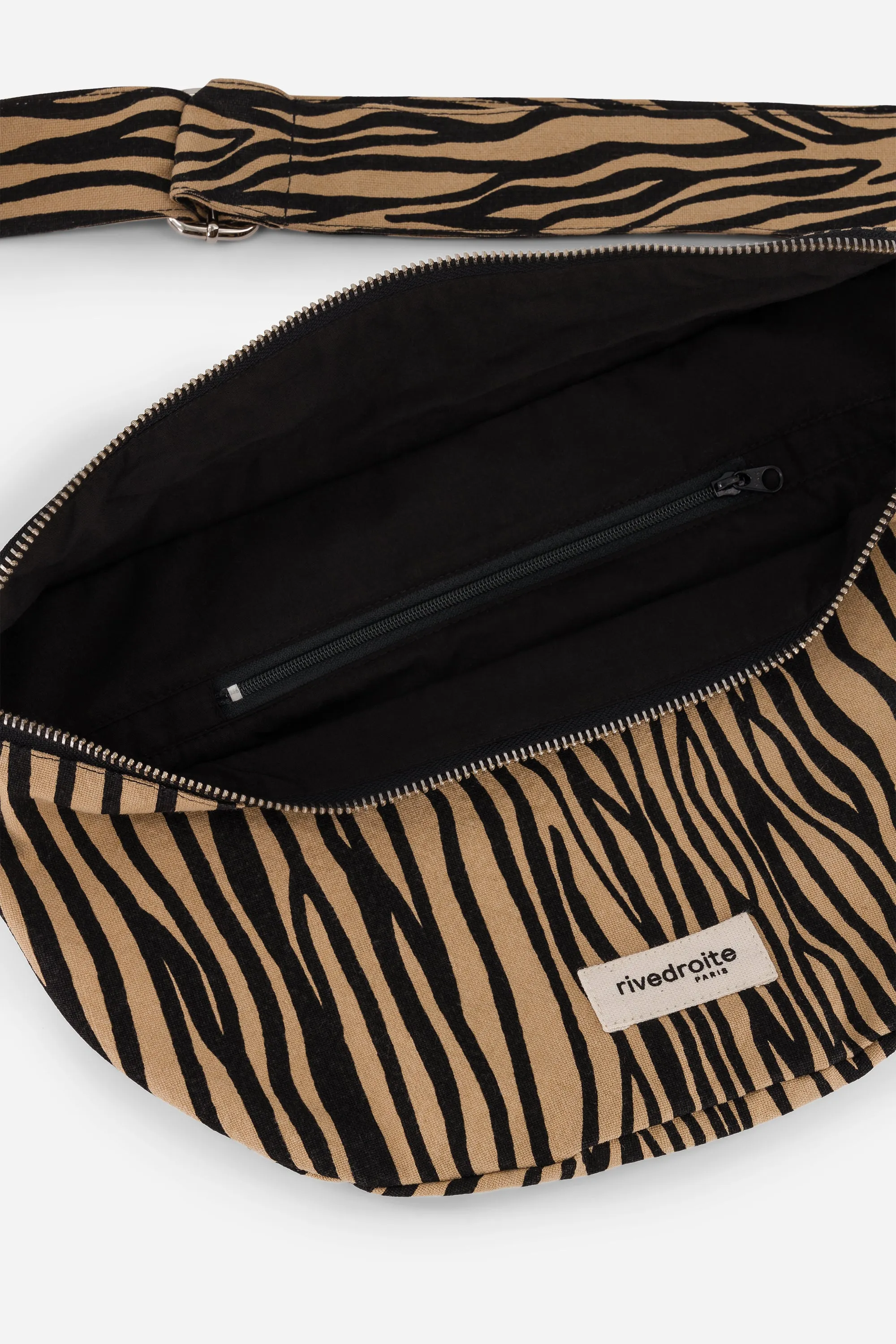 Custine XL the waist bag - Recycled cotton Zebra